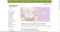 Desktop Screenshot of giftbasketscharlottenc.com